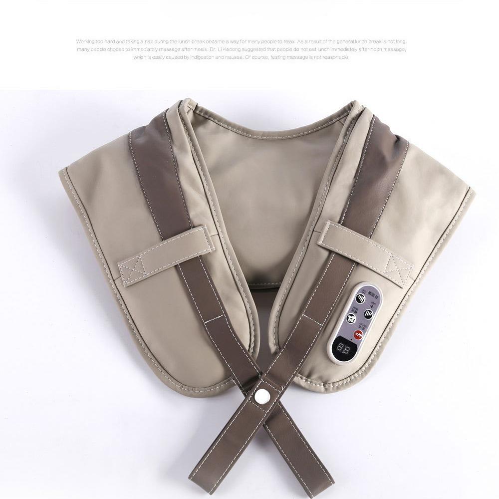 Kneading Muscle Massage Shawl, Household Multi-functional Vibrating Shoulder Massager, Neck and Shoulder Massager