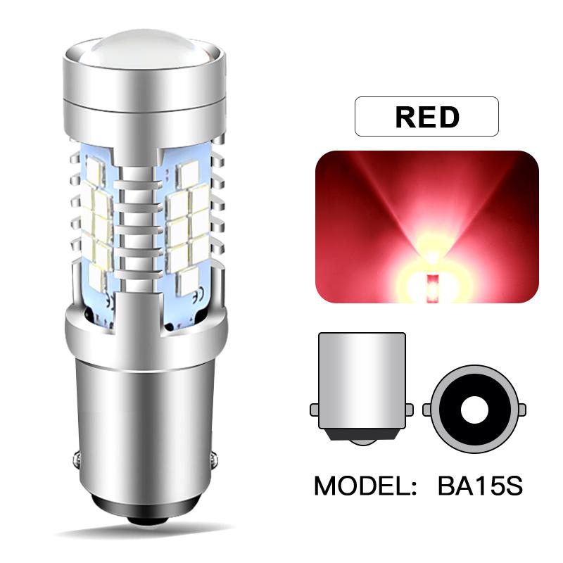2pcs 30-SMD T20 7440 W21W W21/5W 7443 1156 Ba15s P21W Bau15s PY21W 1157 LED Signal Brake Stop Reverse Light Bulb Amber White