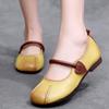 Fashion Women Flats Spring Genuine Leather Comfort Ladies Mary Janes Shoes Footwear Fashion Female Footwear Zapatos De Mujer Plus Size