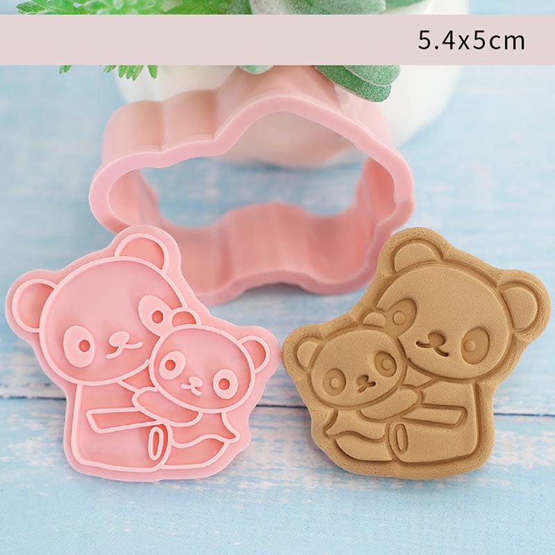 8Pcs/Set  Biscuit Mold Forest Animal Shape Cookie Cutter Icing Fondant Cake Tool