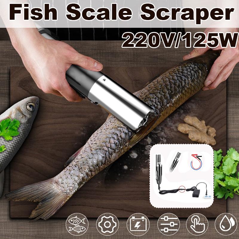 220V Waterproof Fish Stripper Remover Cleaner Tool Electric Fish Scaler Scraper Cleaner Fish Remover Machine