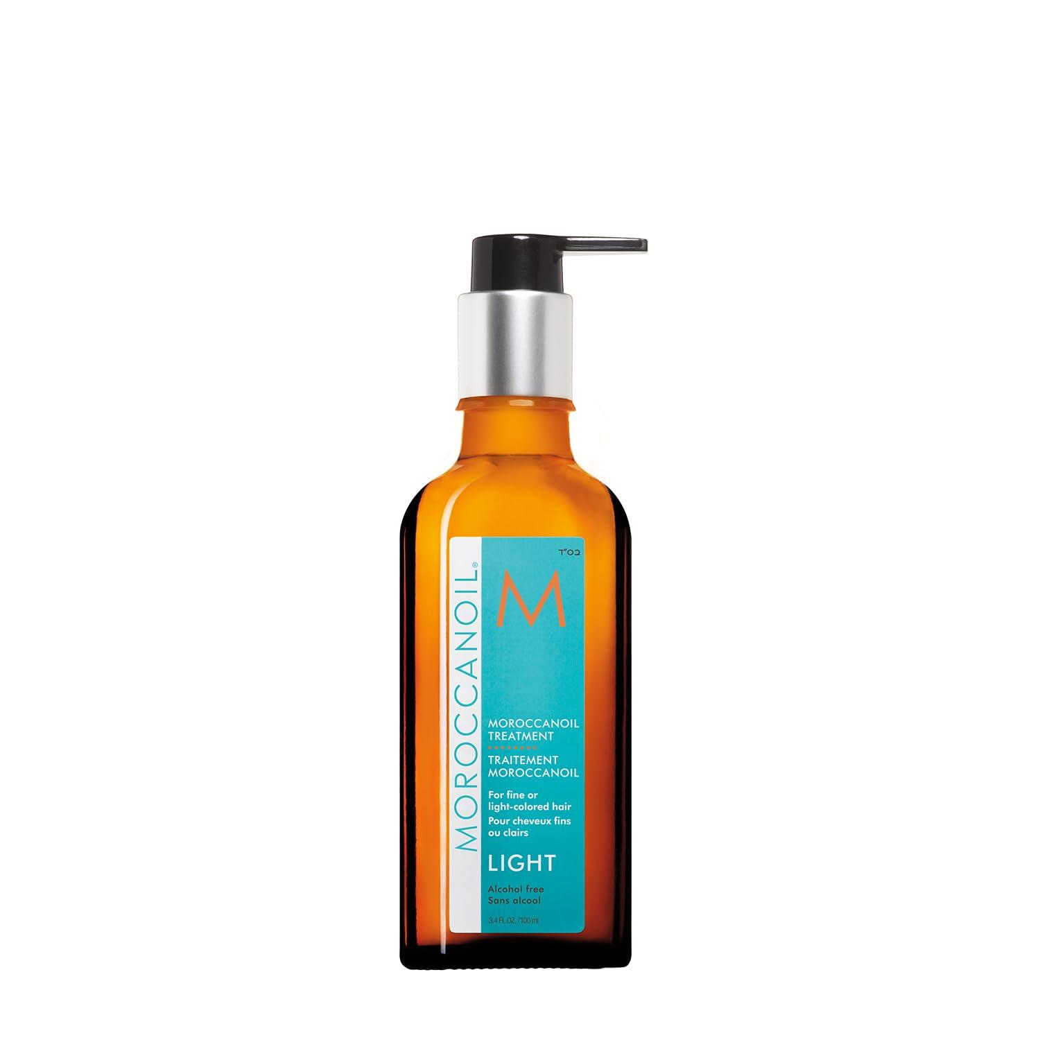 MOROCCANOIL Official Store Moroccan Oil Treatment Light 100ml (with Argan Hair Oil) Leave-in Styling / Men Women
