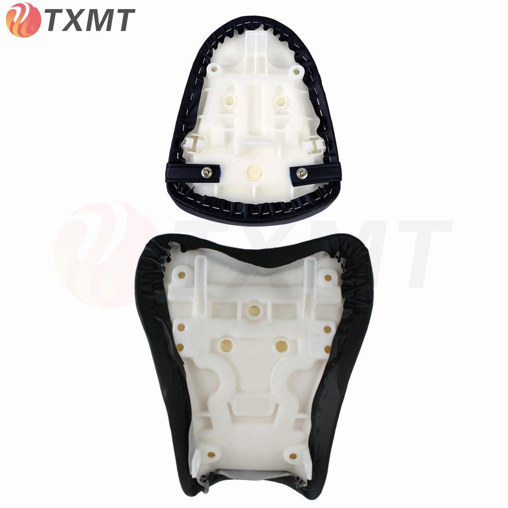 Suitable for Suzuki GSXR1000 07-08 K7 K8: Modified Front & Rear Seats with Front Seat Bag & Leather Cover.