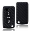 New Carbon Fiber Silicone Car Key Cover for Citroen C2 C3 C4 C5 C6 Xsara Berlingo Peugeot 207 307 308 407 607 807 Protector Fob