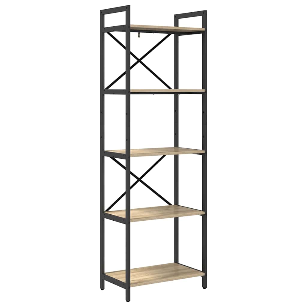 Bookshelf Sonoma Oak 56 x 34 x 171 cm Wood Based Material