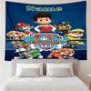 Custom Name PAW Patrol Print Tapestry, Backdrop, Easy Setup, Ideal for Bedroom, Office & Living Room, with Aesthetic Wall Hanging Decor.