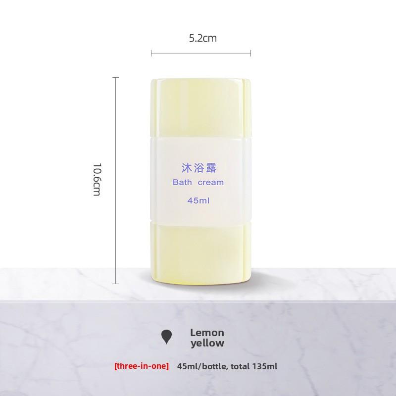 Travel Dispenser Bottle Cosmetics 4-in-1 Travel Portable Set Shampoo Shower Gel Makeup Storage Bottle