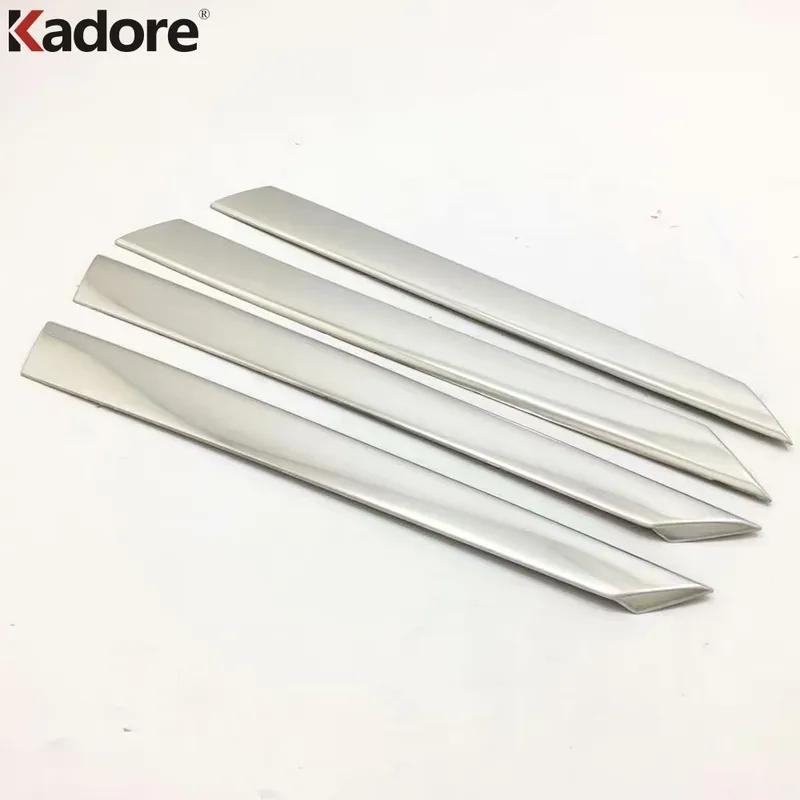 For Honda Accord 10th 2018     Carbon Fiber Car Ide Inner Door Panel Cover Molding Trim Interior Accessories