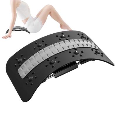 Back Stretcher Adjustable Back Stretcher Massager Waist Support Relieving Board Lower & Upper Back Support for Workout Recovery