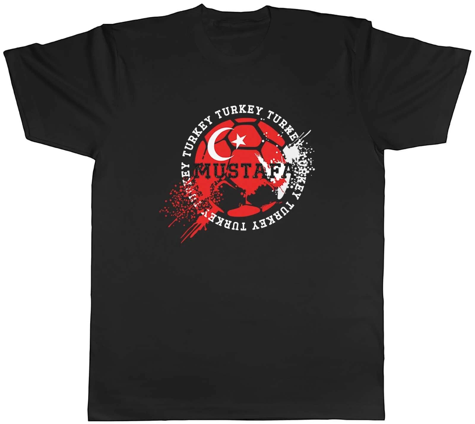 Personalised Turkey Football Sports Mens Unisex T-Shirt Tee Gift XXXL