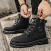 Winter new velvet thickened Martin boots high-top shoes warm cotton shoes short boots