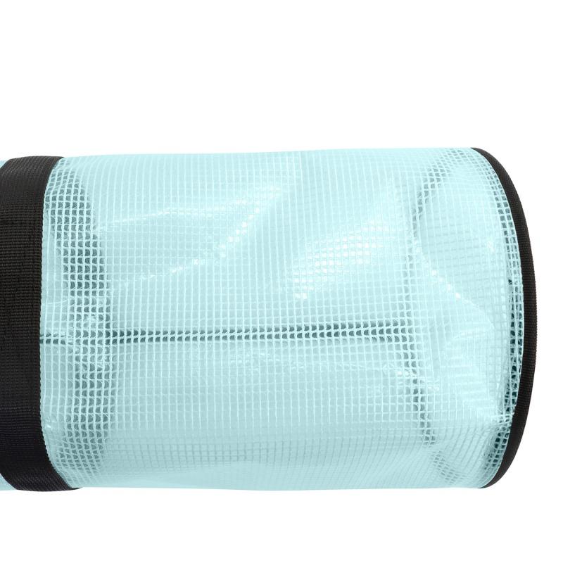 

Рождественская упаковочная бумага для хранения, прочный органайзер для рождественских подарков под кроватью, удобные ручки для переноски, прозрачная водонепроницаемая сумка из ПВХ 60CM синий