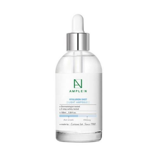 AMPLE:N Hyaluron Shot Light Ampoule Lightweight Hydrating Moisture Boost Serum 100ml