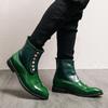 Autumn and Winter New Men's High-top Leather Shoes British Trend Casual Shoes Outdoor Extra Large Size Men's Boots