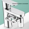 360° Swivel Mechanical Arm Faucet Extender Anti-splash Water Filter Universal For Bathroom Wash Basin