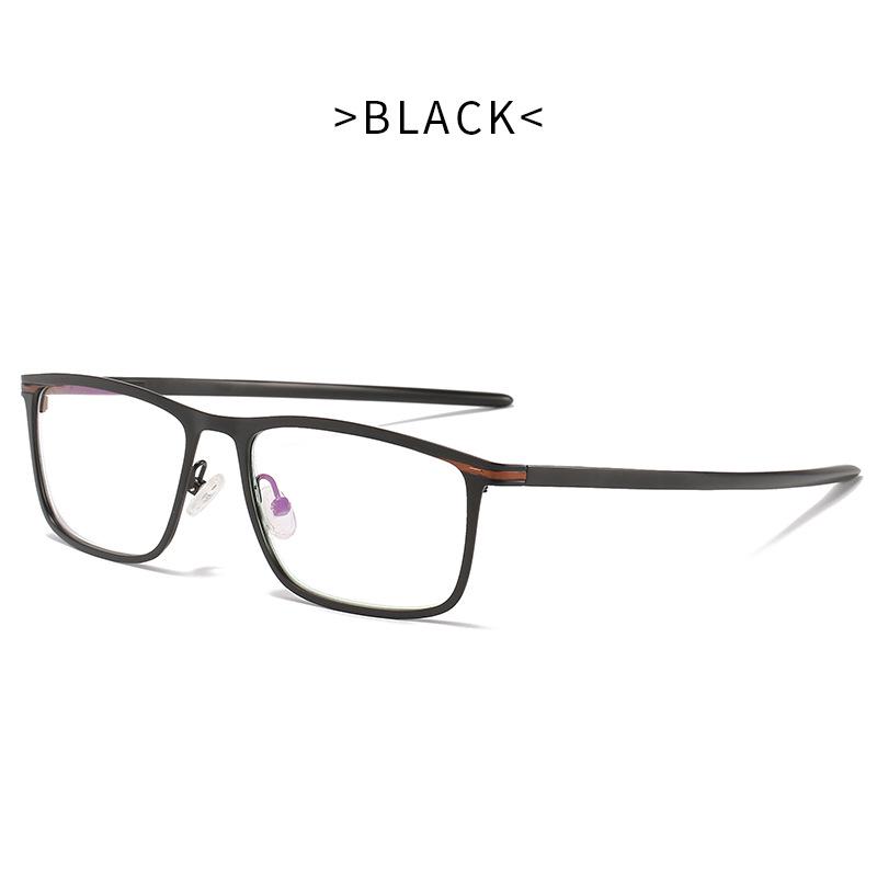 2026 Ultra-Light Metal Eyeglass Frame for Myopia & Presbyopia, Unisex Business Casual Color-Blocked Luxury Glasses