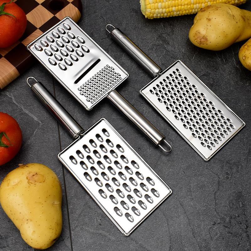 Bow-Shaped Multifunctional Stainless Steel Grater: Cheese, Vegetable, Radish & Ginger Grater
