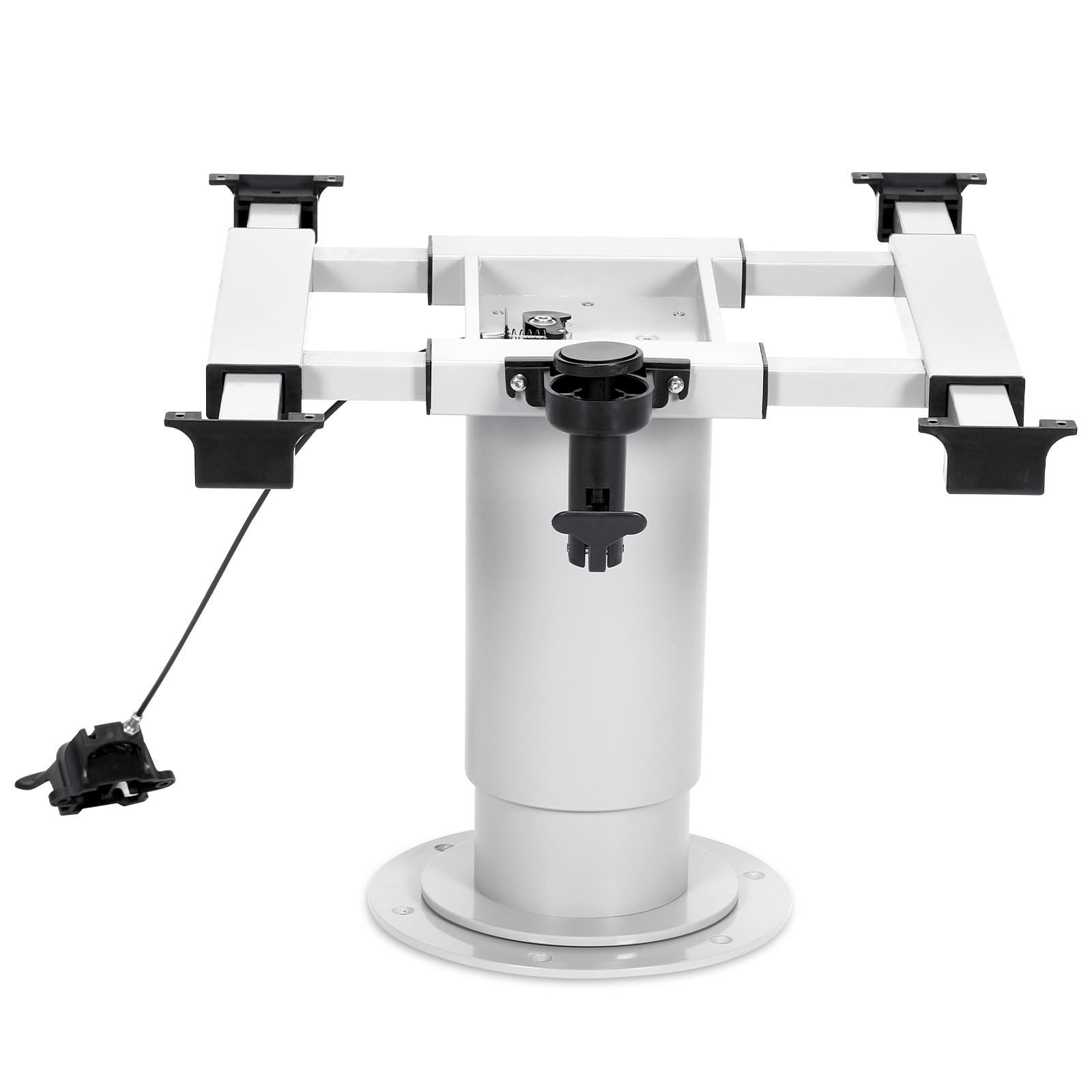 Pneumatic Table Leg Base Bracket Height Adjustable RV Lift Table Support Leg with Gas Lift for Marine Boat Marine Yacht