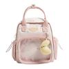 Schoolbag high value Japanese pain bag ins wind large capacity backpack girl travel small backpack multi-functional messenger bag tide