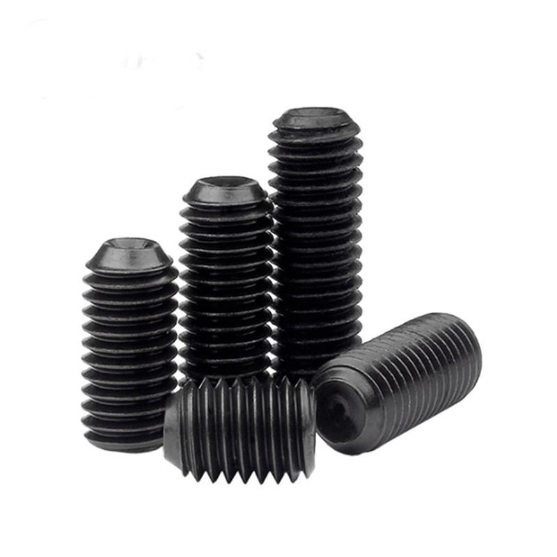 10pcs/lot Headless Cup Point Set Screw M2 M2.5 M3 M4 M5 M6 M8 M10 Carbon Steel Hex Socket Set Screw Hardness 12.9 GRADE 3mm x10pcs