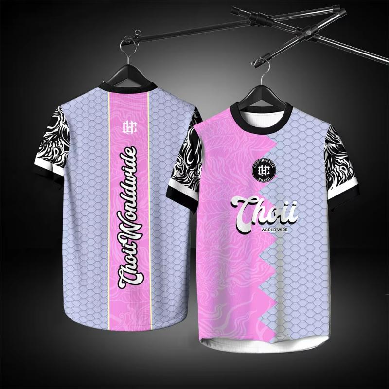 Summer Men's T Shirt Fashion Sport Wear Casual Short Sleeve Soccer Tops Loose Trendy Male Oversized Clothing