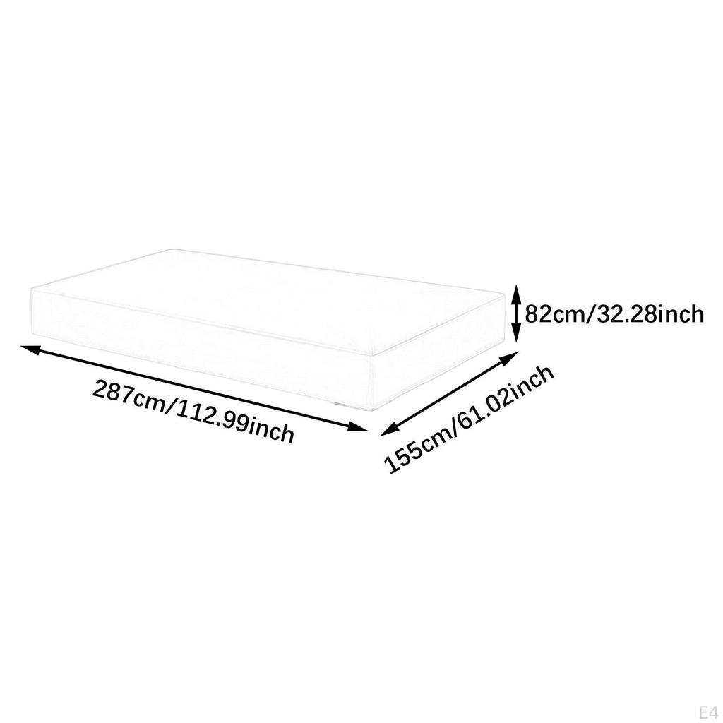 Billiard Pool Table Cover Dustproof with Drawstring Rainproof Oxford Cloth Protection