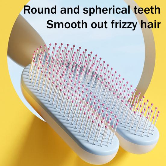 U-shaped Air Cushion Brush Magnetic Multi-functional Anti-static Scalp Massage Comb Women Portable