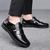 Καλοκαιρινά Δερμάτινα Παπούτσια Ανδρικά Business Casual Forma Wear Ψηλά Τακούνια Μαλακή Σόλα Αντιολισθητικά Καλοκαιρινά Σανδάλια Μαύρα Δερμάτινα Παπούτσια