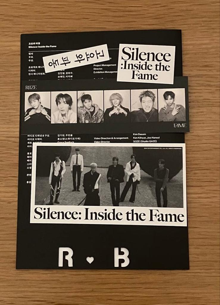 [USED] RIIZE Admission Bonus Exhibition Photo Cut Fame