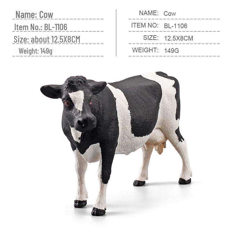 

Мини-модели животных фермы: Курица, утка, гусь, корова, золотые украшения