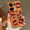 Cool Kiss Lips Print Case For Xiaomi 13T Pro Redmi Note 15 Pro 4G Redmi Note 14 13 Pro+ 5G Leather Texture Silicone Cover