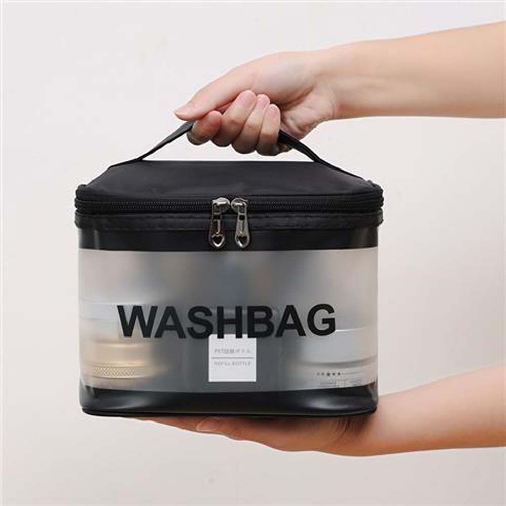 Travel Handbag Wash Bag PVC Cosmetic Organizer Cosmetic Storage Bag Makeup Bag Toiletry Bag