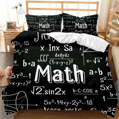Mathefunktion Bettbezug Mathegleichung Bettwäscheset Doppel Mikrofaser Wissenschaft Geometrie Bettdeckenbezug Pädagogischer Quiltbezug