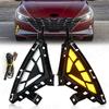 LED DRL For Hyundai Elantra   Daytime Running Light White Daylights Yellow Turn Signal Lamp Fog Light Car Accessories