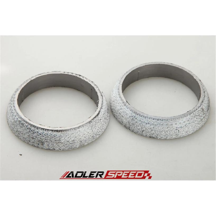 2PCS 45-76mm Exhaust Pipe Gasket Seal Ring Muffler Manifold Downpipe Flange Donut Gasket universal car accessories ID 1.75 inch