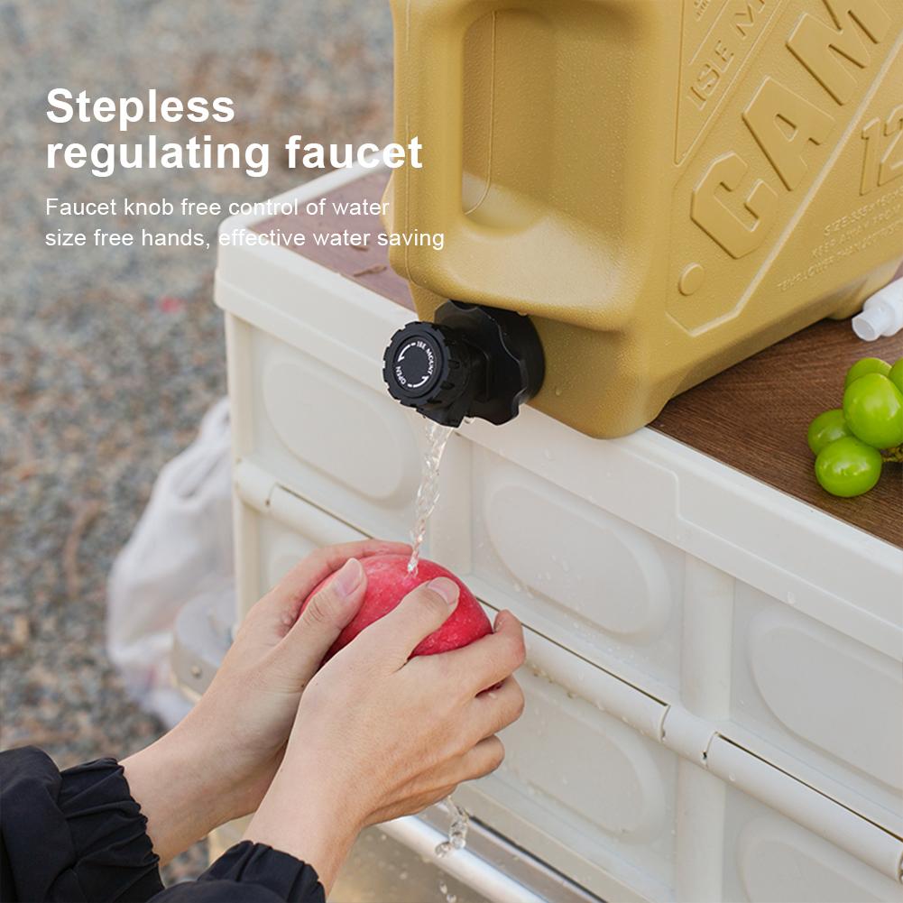 10/11/12/20L Home Water Canister Bucket Outdoor Water Bag Container Portable Large Capacity Water Carrier Tank with Faucet