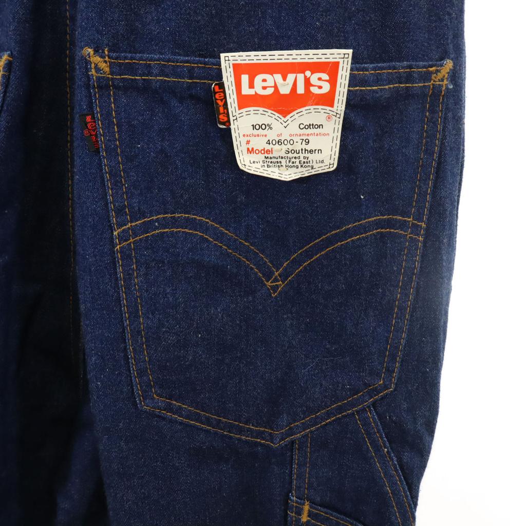 Levi's 70s Denim Overall W30 Indigo Men's Used