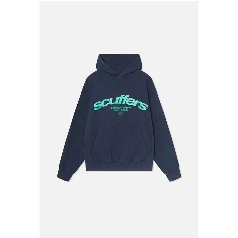 High Street Gothic Hoodie Set Letter Print Loose Fit Sweatshirt Women