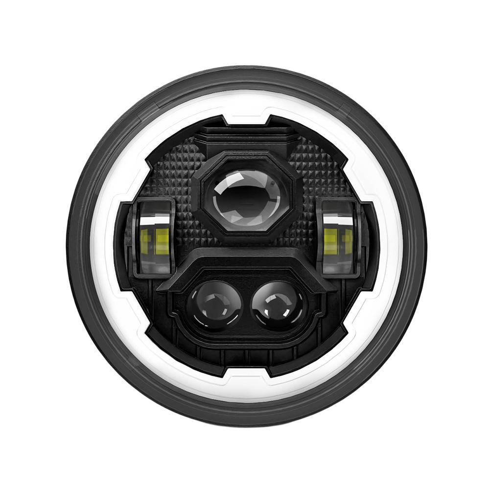 7 Inch LED Car Headlight 6000K H4 Daytime Running Light 30000LM Car Work Lamp IP67 Waterproof 200W for GMC Savana 1500 2500 3500