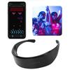 Black LED Glowing Glasses APP Control USB Charging MultiColor Glasses For Party Birthday Bar