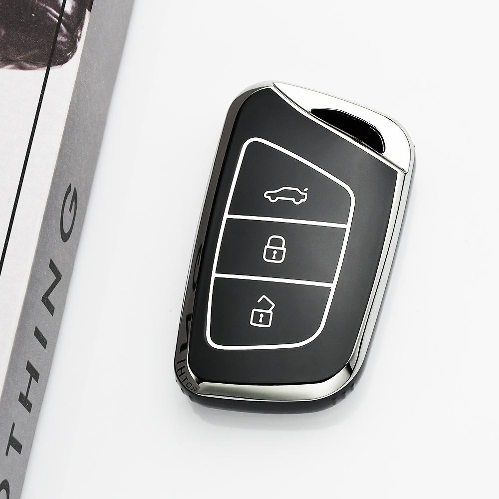 Auto Keyless Shell Protector For Jac Hunter Pickup Ievs4 Iev7S Refine S4 S7 A5 Tpu Car Remote Key Case Cover Bag Accessories