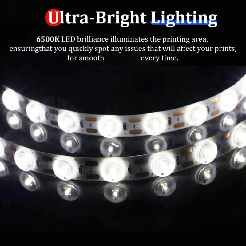 High Intensity LED Lighting with Induction Technology for Mini Printers Offering 6500K Brightness