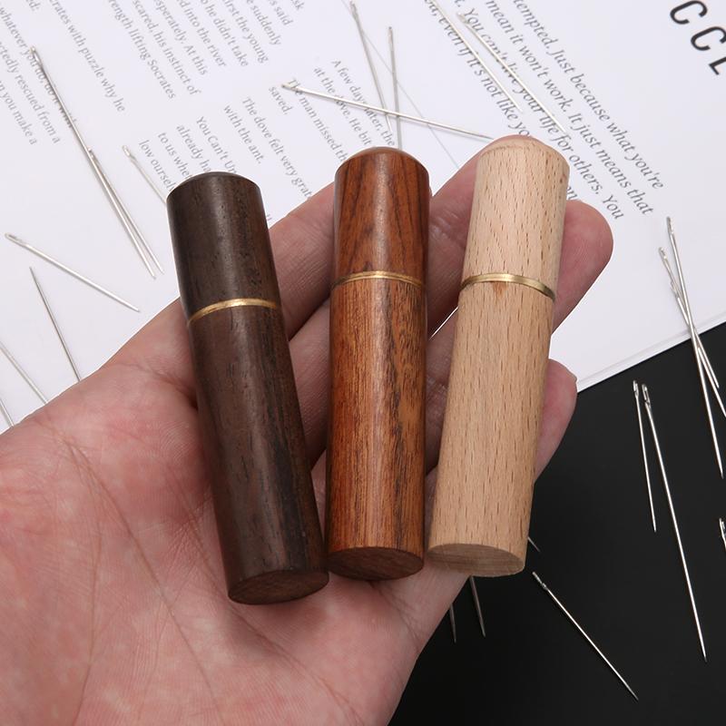 Home SelfThreadingNeedle 30Pcs Side Hole Blind Sewing Needles Stainless Steel Elderly Needles Hand Sewing Stitching Pin