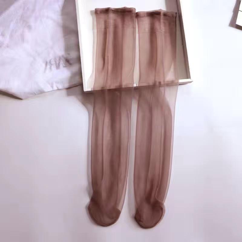 5 párů dámských letních ultratenkých tělových špiček průhledných neviditelných podkolenek