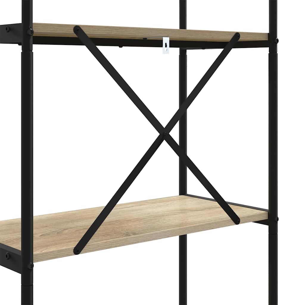 Bookshelf Sonoma Oak 80 x 30 x 183 cm Particleboard