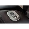 Silver 2pcs Rear Seat Switch Frame Trim Fit For Benz 2020-2022 GLE GLS Titanium