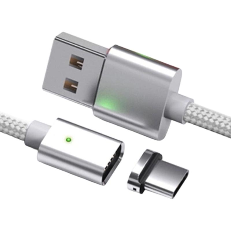 Type C Magnetic Charging Cord With Anti Dust Design And Safe Protections Chip For Secure Night Charging