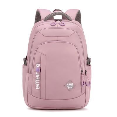 Large Capacity Nylon Backpack for Women Durable Shoulder Bag Water-resistant Multiple Compartments Durable Design