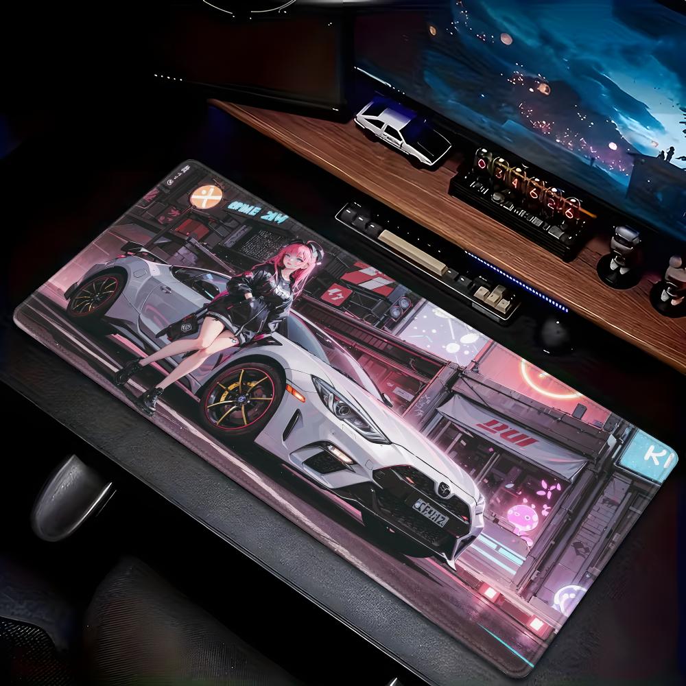 China's -selling mouse pad Cyberpunk sports car Animation Beautiful  XXL Game Exclusive MousePads pad Non-slip Decor