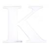 Mirror Wall Sticker Silver 10cmx8cmx1cm 1pc 26 Letters